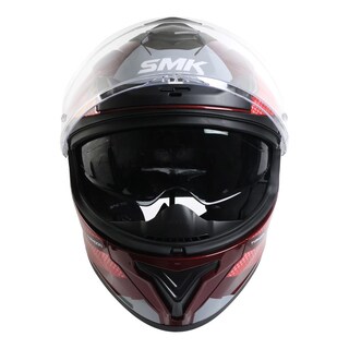 Foto 4 | Foto 4 | Casco Smk Typhoon Rojo Mystic Gl336 Cerrado Svs Rojo