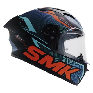 Foto 2 | Foto 2 | Casco Smk Stellar Sport Azul Mate Fury Ma257 Cerrado Azul
