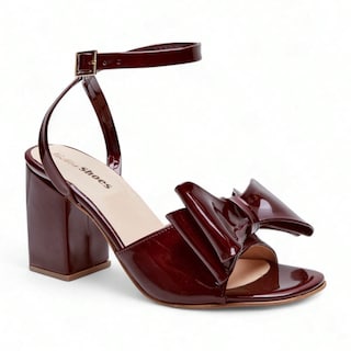 Foto 3 | Foto 3 | Sandalias De Tacon Golden Shoes 2010 Merlot Charol