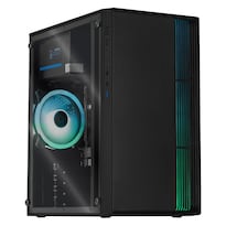 Computadora Escritorio Xtreme Pc Gaming Amd Radeon Vega 11 Ryzen 5 3400g 16gb Ssd 1tb Wifi W10 Black Gaming Ligero Y Estudio