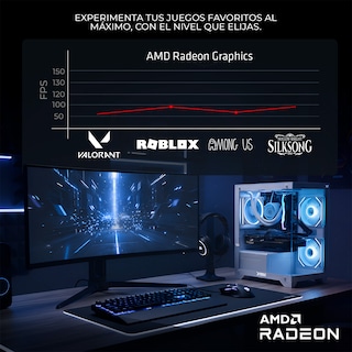 Foto 8 | Foto 8 | Computadora Escritorio Xtreme Pc Gaming Amd Radeon Vega 11 Ryzen 5 3400g 16gb Ssd 1tb Wifi W10 Black Gaming Ligero Y Estudio