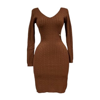 Foto 1 | Foto 1 | Vestido Tejido Ocre Para Dama Mussi