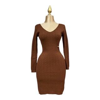 Foto 5 | Foto 5 | Vestido Tejido Ocre Para Dama Mussi