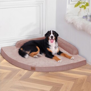 Foto 1 | Foto 1 | Cama Ortopédica Para Perro Mekiy Con Funda Rosa Xxxl Removible Y Lavable - Venta Internacional.