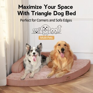 Foto 4 | Foto 4 | Cama Ortopédica Para Perro Mekiy Con Funda Rosa Xxxl Removible Y Lavable - Venta Internacional.