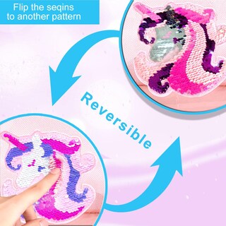 Foto 2 | Foto 2 | Set Mochila Transparente Unicornio Para Niños Agsdon 3 Piezas Pvc Rosa - Venta Internacional.