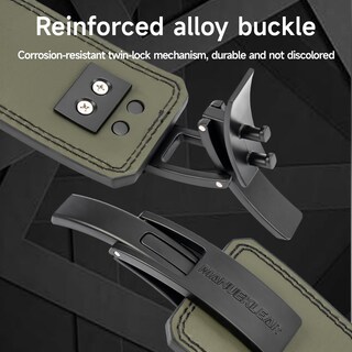 Foto 7 | Foto 7 | Cinturón De Levantamiento De Pesas Manueklear 10 Cm De Ancho Y 1 3 Cm De Grosor Con Hebilla De Palanca - Venta Internacional.