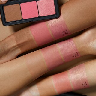 Foto 5 | Foto 5 | Paleta De Rubores Y Bronceadores Kiko Milano Multi Finish Trio 03 - Venta Internacional.