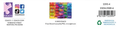 Foto 7 | Foto 7 | Jigsaw Puzzle Ceaco Rainbow - Tazas De Té (300 Piezas) - Venta Internacional.
