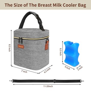 Foto 2 | Foto 2 | Bolsa Térmica Mancro Para Leche Materna Para 4 Biberones Gris - Venta Internacional.