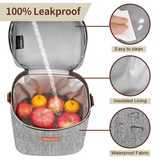 Foto 5 | Foto 5 | Bolsa Térmica Mancro Para Leche Materna Para 4 Biberones Gris - Venta Internacional.