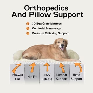 Foto 3 | Foto 3 | Cama Pequeña Para Perro Mekiy Ortopédica Impermeable 51x38x15 Cm - Venta Internacional.