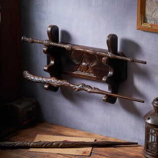 Foto 4 | Foto 4 | Soporte De Madera Artesanal Para Varitas Mágicas De 3 Niveles En Color Negro - Venta Internacional.