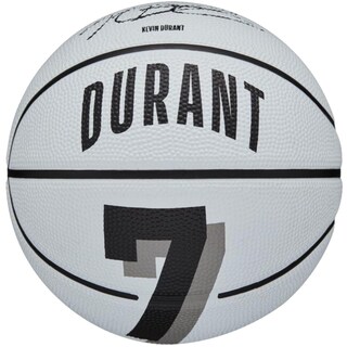 Foto 2 | Foto 2 | Baloncesto Wilson Icono De Jugador De La Nba Mini Kevin Durant Blanco/negro - Venta Internacional.