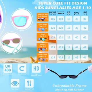 Foto 4 | Foto 4 | Lentes De Sol Pro Acme Para Niños Polarizados Flexibles De Caucho Tpee Paquete De 2 - Venta Internacional.