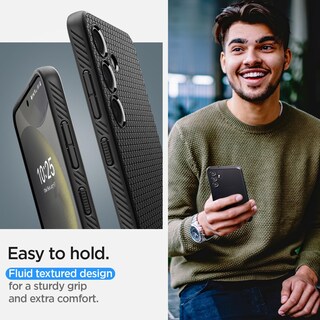 Foto 4 | Foto 4 | Funda Spigen Liquid Air Para Galaxy S24 (2024) Negra Militar - Venta Internacional.