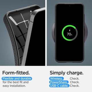Foto 7 | Foto 7 | Funda Spigen Liquid Air Para Galaxy S24 (2024) Negra Militar - Venta Internacional.