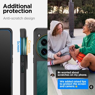 Foto 6 | Foto 6 | Funda Spigen Ultra Hybrid Para Oneplus 12 (2024) - Negro Mate - Venta Internacional.