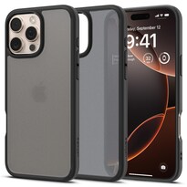 Funda Spigen Ultra Hybrid Frost Negra Para Iphone 16 Pro Max - Venta Internacional.