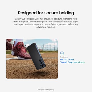 Foto 3 | Foto 3 | Funda Resistente Para Samsung Galaxy S25+ Negra - Venta Internacional.