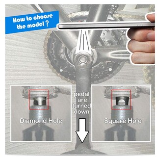 Foto 6 | Foto 6 | Biela Izquierda Epessa 170mm Para Bicicleta Con Agujero Diamante/cuadrado - Venta Internacional.