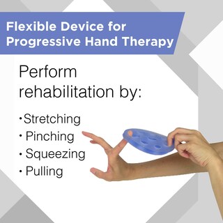 Foto 3 | Foto 3 | Ejercitador De Mano Theraband Hand Xtrainer Azul Firme Sin Látex - Venta Internacional.