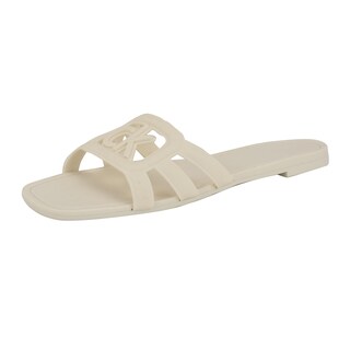 Foto 1 | Foto 1 | Sandalia Calvin Klein Yoana Marfil Con Punta Cuadrada Y Diseño Slip-on - Venta Internacional.