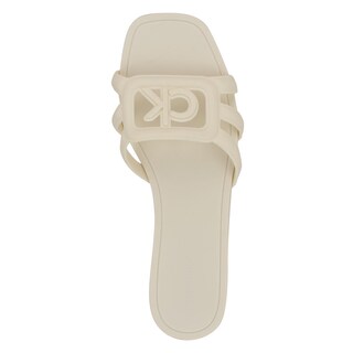 Foto 5 | Foto 5 | Sandalia Calvin Klein Yoana Marfil Con Punta Cuadrada Y Diseño Slip-on - Venta Internacional.