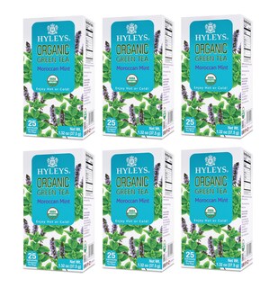 Foto 2 | Foto 2 | Té Hyleys Verde Orgánico Con Menta Marroquí 25 Bolsitas X Paquete De 6 - Venta Internacional.