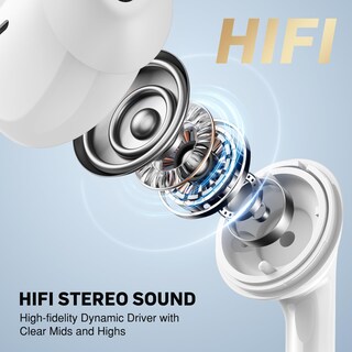 Foto 7 | Foto 7 | Auriculares Con Cable Usb-c Imangoo Con Micrófono Y 3 Modos Eq Blancos - Venta Internacional.