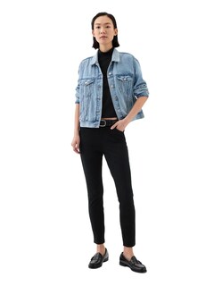 Foto 1 | Foto 1 | Pantalones Ajustados Tobilleros Para Mujer Gap Bi-stretch En Negro Verdadero V2 - Venta Internacional.