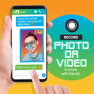 Foto 6 | Foto 6 | Encendedores De Bolsillo Bic Maxi Paquete De 6 Realidad Aumentada Resistentes A Niños - Venta Internacional.