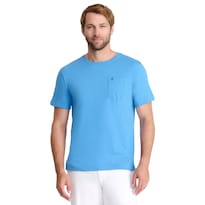 Camisa Izod Saltwater Soft Wash Con Bolsillo Azul Xl - Venta Internacional.