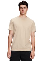 Remera Gap Everyday Soft Cuello Redondo Para Hombres Color Arena Caqui - Venta Internacional.