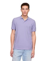 Camisa Polo Hombre Gap Stretch Pique Color Violeta Cálido Talla S - Venta Internacional.