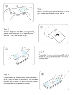 Foto 6 | Foto 6 | Protector De Pantalla Akwox Vidrio Templado Hd Transparente 4 Piezas - Venta Internacional.