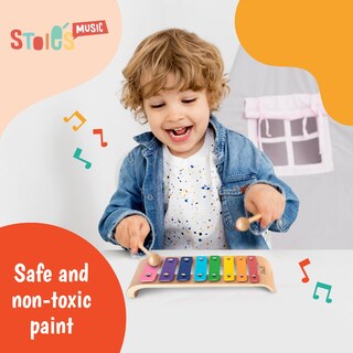 Foto 2 | Foto 2 | Xilófono De Madera De 8 Notas En Do Mayor Arcoíris De Stoie - Venta Internacional.