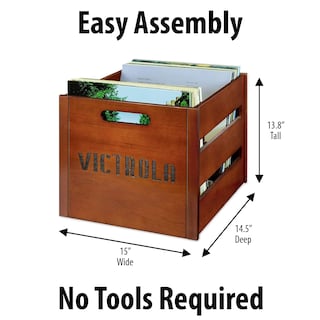 Foto 3 | Foto 3 | Porta Discos De Vinilo De Madera Victrola Para Mesa - Venta Internacional.