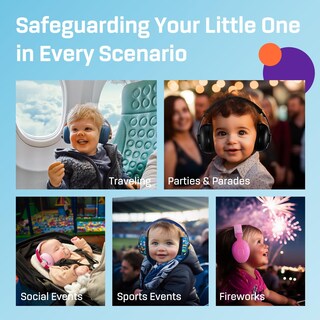 Foto 5 | Foto 5 | Auriculares Con Cancelación De Ruido Vanderfields Baby Dino Rexy 3m-2y - Venta Internacional.