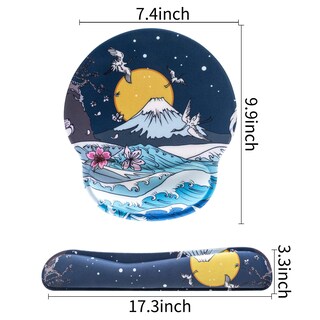 Foto 5 | Foto 5 | Set De Soporte Ergonómico Para Muñeca Con Teclado Y Mouse Aortdes - Venta Internacional.