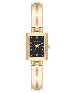 Foto 1 | Foto 1 | Reloj Pulsera Para Mujer Anne Klein Con Esfera Negra Y Tono Dorado - Venta Internacional.