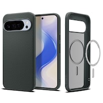 Carcasa Spigen Liquid Air Magfit Para Pixel 10/10 Pro En Verde Abismo - Venta Internacional.