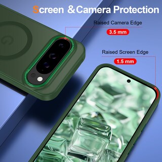 Foto 3 | Foto 3 | Funda Magnética Antigolpes Verde Para Google Pixel 9 Pro Xl Casehas - Venta Internacional.