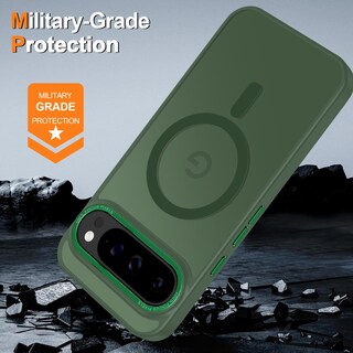 Foto 6 | Foto 6 | Funda Magnética Antigolpes Verde Para Google Pixel 9 Pro Xl Casehas - Venta Internacional.