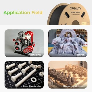 Foto 6 | Foto 6 | Filamento De Impresora 3d Creality Hyper Pla De 2 Kg Para La Mayoría De Las Impresoras 3d - Venta Internacional.