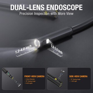 Foto 2 | Foto 2 | Cámara Endoscópica Teslong Con Doble Lente 5m Impermeable Usb-c Con Luz - Venta Internacional.