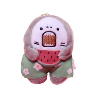 Muñeca De Peluche Tiburón Gris Y Verde De 8 Cm - Venta Internacional.