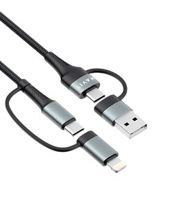 Foto 1 | Foto 1 | Cable De Carga 4 En 1 Havit Usb-a/c A Usb-c/lightning 1m Negro