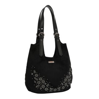 Foto 2 | Foto 2 | Bolsa Shopper Nicole Lee de Gamuza con Flores