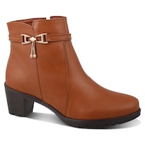 Botín Vestir Dama Nick & Wick Modelo 4433 Marrón Elegante - Cómodo - Formal